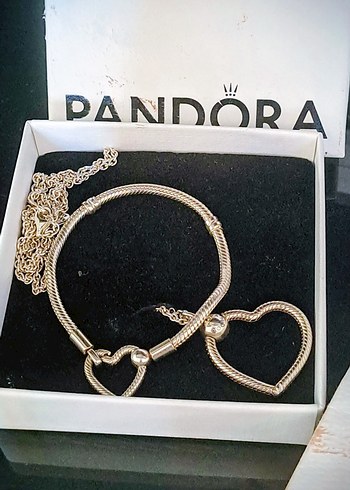 Yılan Desenli Uzun ORJINAL  PANDORA TAKIM Kolye ve Bileklik - Görsel 7