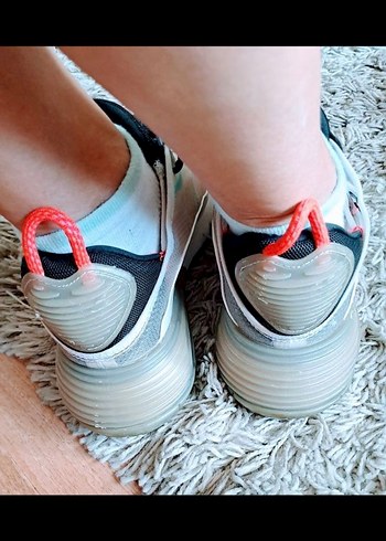 orjinal Gri Bağcıklı Kadın Spor Ayakkabı - Görsel 4