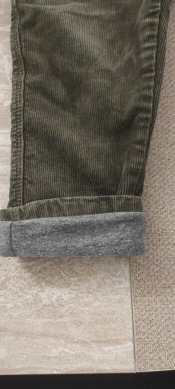 Mango Kids Çift katlı fitilli pantalon