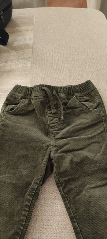 18-24 Ay Beden Çift katlı fitilli pantalon