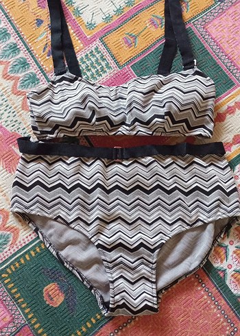 Koton Desenli Bikini Takımı