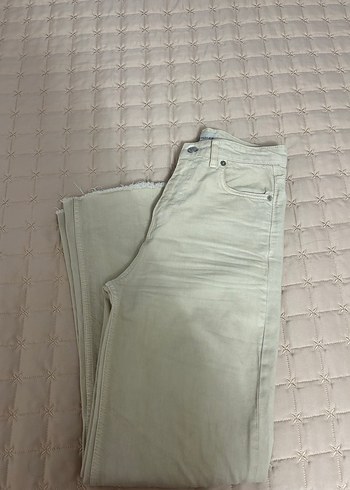 Zara Bej Kadın Keten Pantolon - ZRA