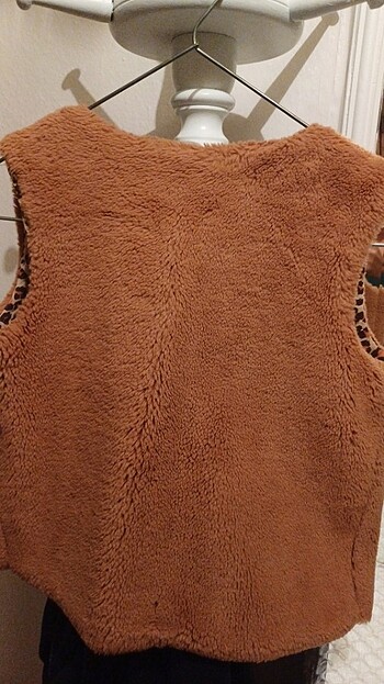 7 Yaş Beden camel Renk KOTON KİDS PELUŞ YELEK6/7 YAŞ
