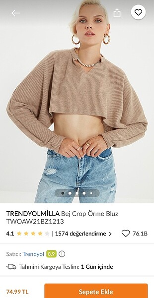 crop bluz