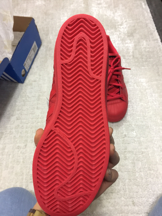 38 Beden kırmızı Renk Adidas superstar 