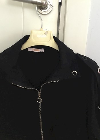 Siyah Mini Kadın Ceket - Görsel 2