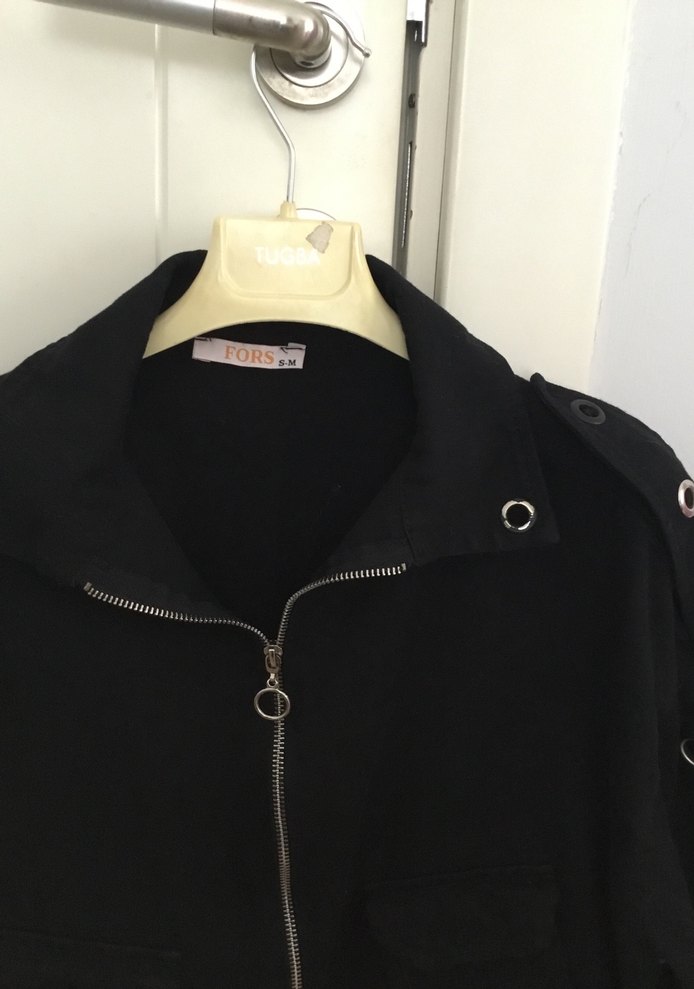 Siyah Mini Kadın Ceket - Görsel 2