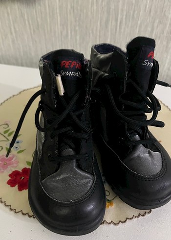 Gri Erkek Çocuk Punk Tarzı Lastik Bot - Görsel 7