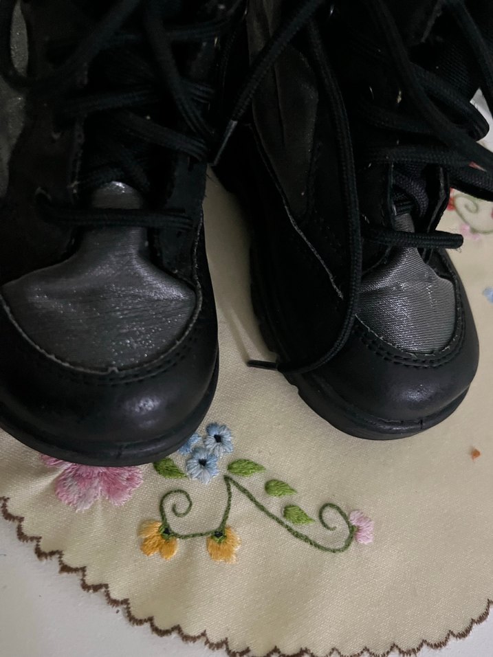 Gri Erkek Çocuk Punk Tarzı Lastik Bot - Görsel 3