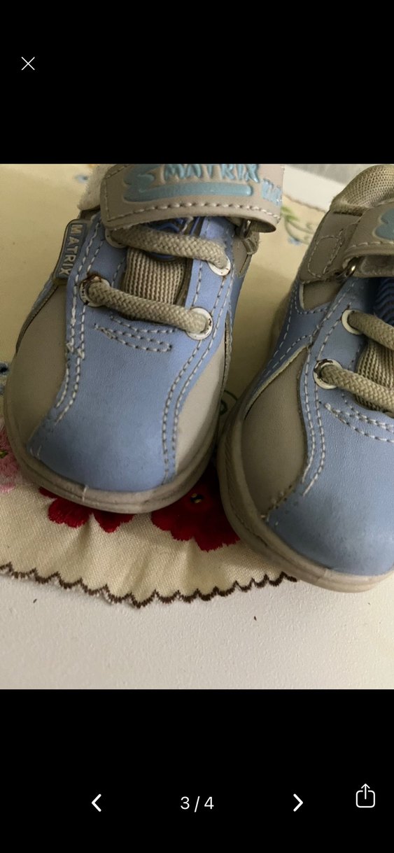 Mavi Erkek Çocuk Spor Ayakkabı Velcro - Görsel 3