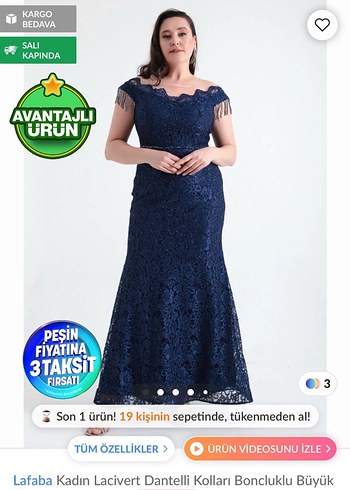 Drapeli Lacivert Uzun Abiye Elbise - Görsel 2