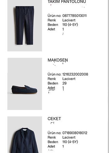 Erkek Çocuk Lacivert Ceketli Takım Elbise ve ayakkabı - Görsel 2