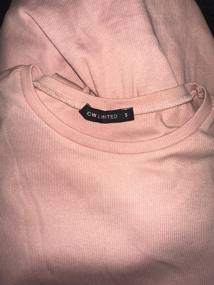 Drapeli Kısa Pembe Triko Elbise - Görsel 4