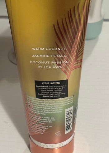 Victoria's Secret Coconut Passion Vücut Losyonu - Görsel 3