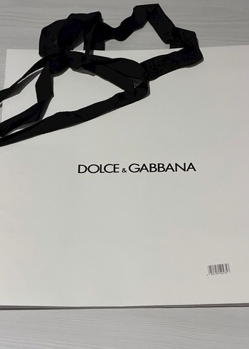 Dolce&Gabbana Beyaz kurdeleli poşet - Görsel 4