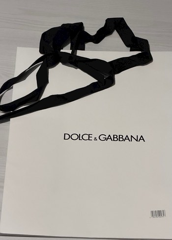 Dolce&Gabbana Beyaz kurdeleli poşet - Görsel 5