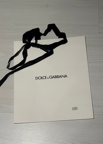 Dolce&Gabbana Beyaz kurdeleli poşet - Görsel 3