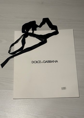 Dolce&Gabbana Beyaz kurdeleli poşet - Görsel 2
