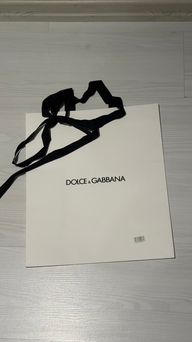 Dolce&Gabbana Beyaz kurdeleli poşet - Görsel 3