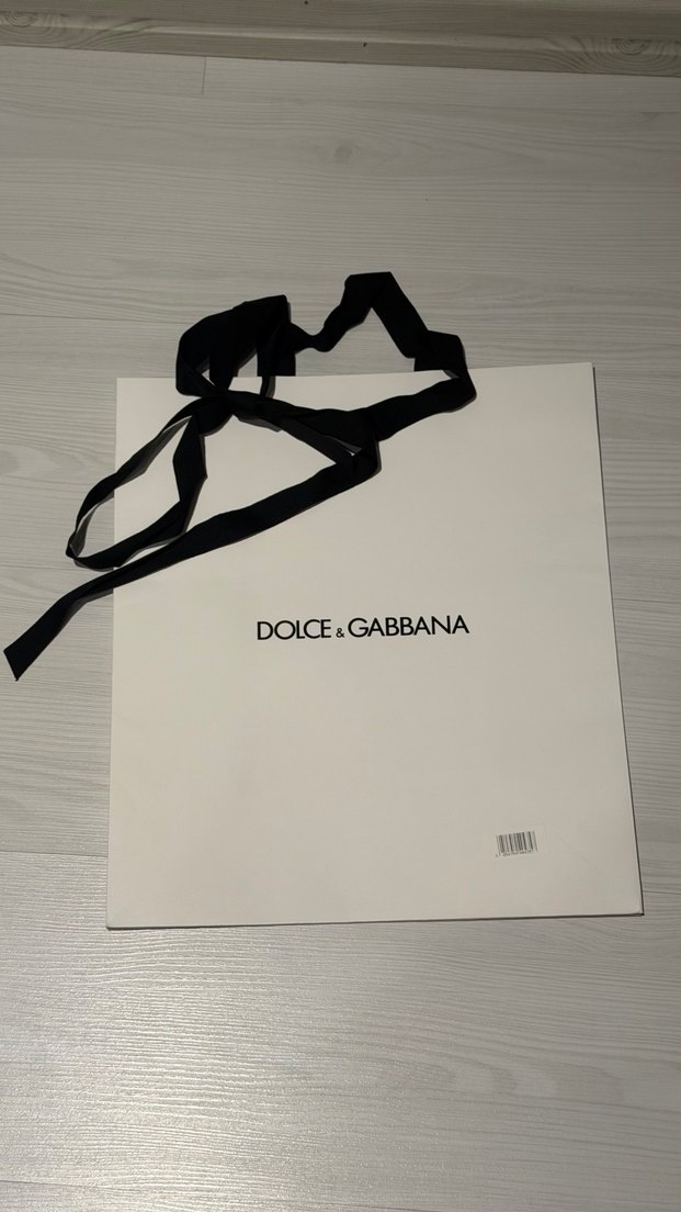 Dolce&Gabbana Beyaz kurdeleli poşet - Görsel 2