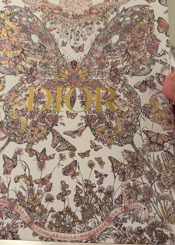 Dior Kelebek Tasarımlı parlak görünümlü poşet - Görsel 11