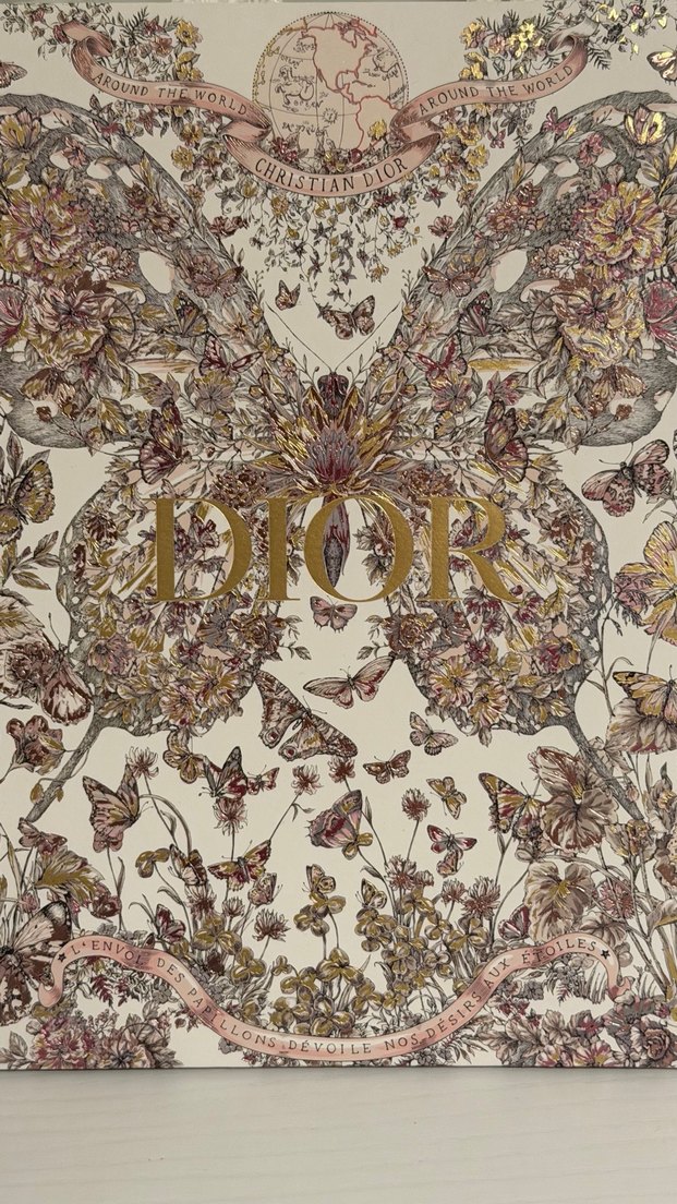 Dior Kelebek Tasarımlı parlak görünümlü poşet - Görsel 4