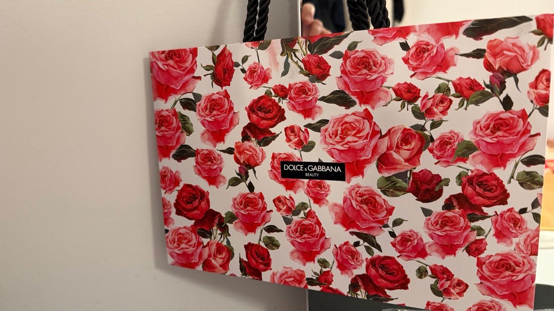 Pembe çiçekli Baskılı Kadın Çantası - Görsel 3