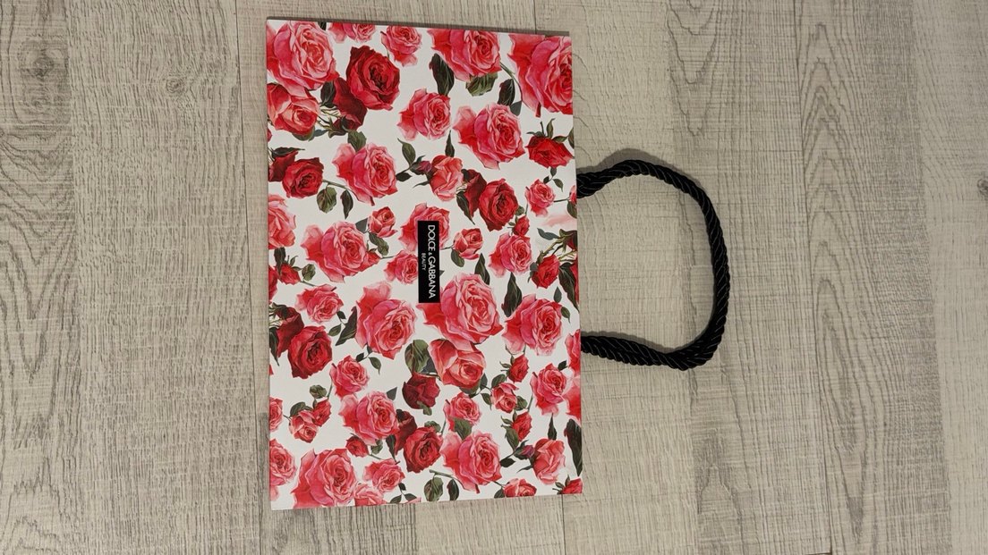 Pembe çiçekli Baskılı Kadın Çantası - Görsel 2