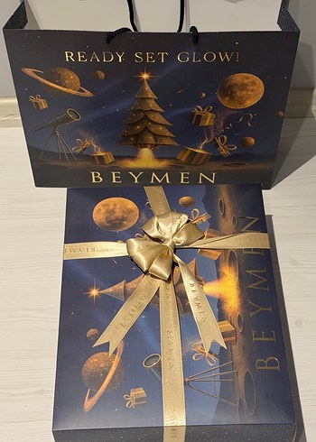 Beymen Altın Renkli Parlak Hediye Paketi 34/44 cm - Görsel 4