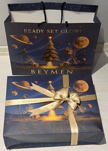 Beymen Altın Renkli Parlak Hediye Paketi 34/44 cm - Görsel 2