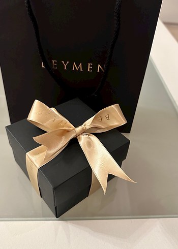 Beymen Altın Renkli Kurdeleli Hediye Kutusu poşeti - Görsel 4