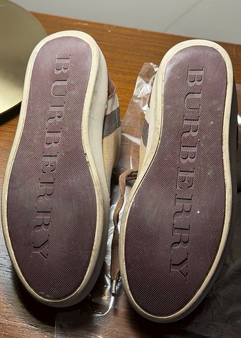 Burberry Vintage Sokak Stili Kahverengi kadın Ayakkabı 35-35/5 g - Görsel 2