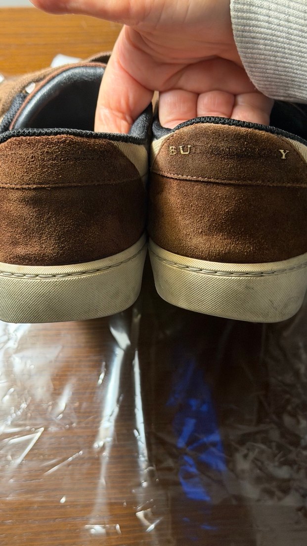 Burberry Vintage Sokak Stili Kahverengi kadın Ayakkabı 35-35/5 g - Görsel 3