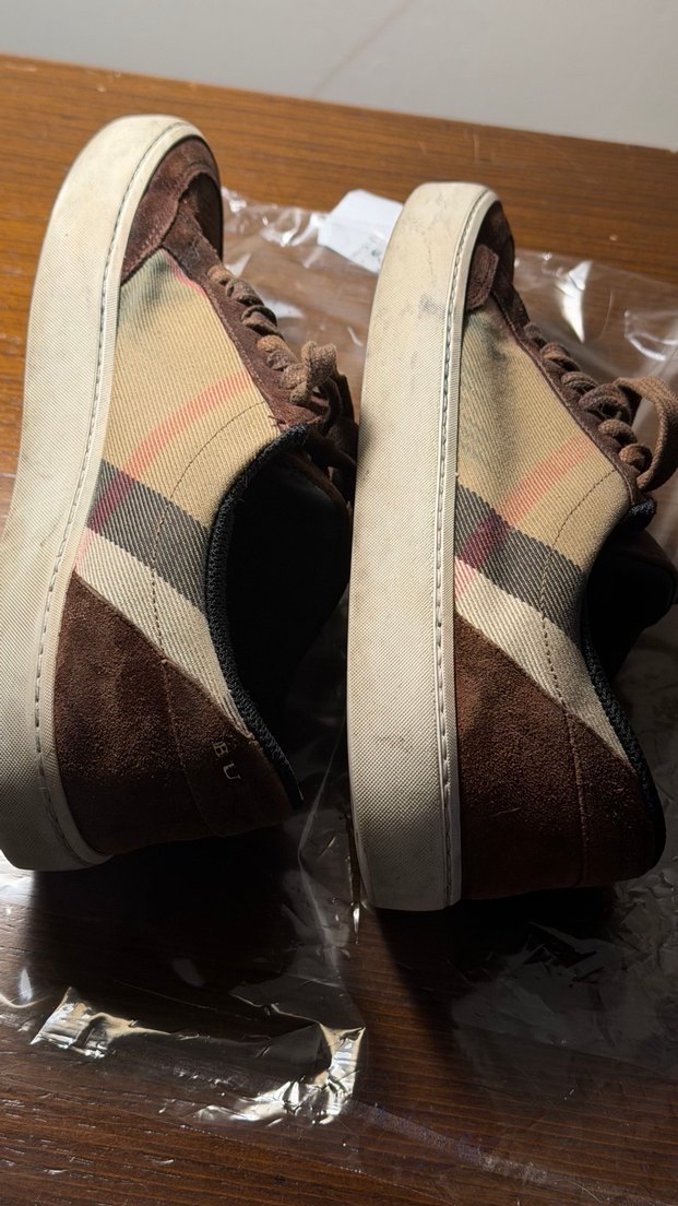 Burberry Vintage Sokak Stili Kahverengi kadın Ayakkabı 35-35/5 g - Görsel 4