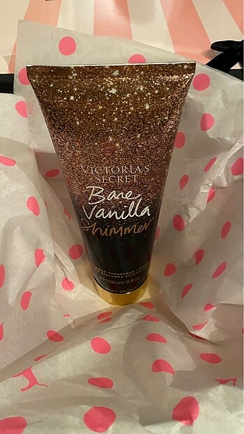 Vs bare vanilla simli vücut kremi