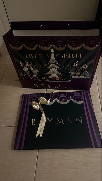 Hediye kutusu poşeti büyük boy set