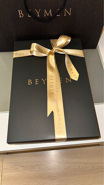 Beymen Hediye kutusu poşeti kurdele