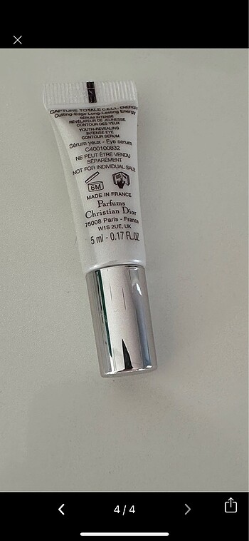 Dior göz serumu Gucci serum makyaj bazı - Görsel 3