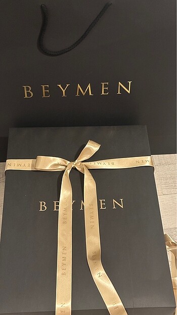 Beymen Kutu poşet kurdele