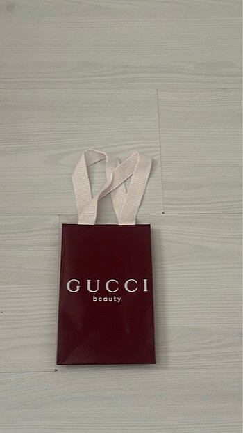 Beden bordo Renk Orijinal Gucci küçük boy poşet