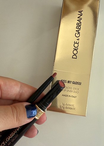 Beden Dolce & Gabbana Gold Lip Gloss ve Dudak Kalemi