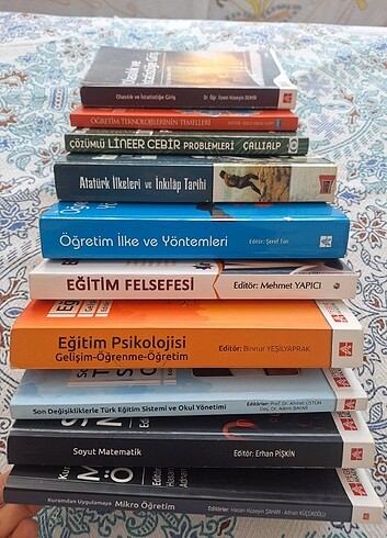  öğretmenlik bölümleri ders kitabı
