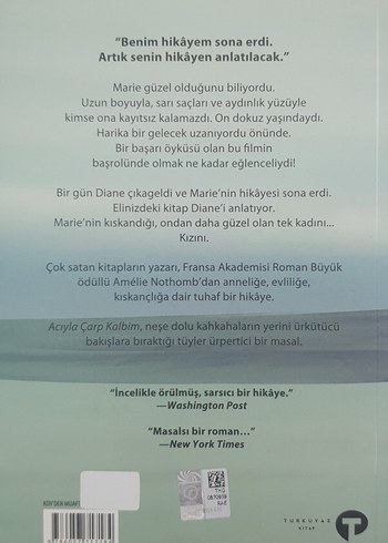 Beden Acıyla Çarp Kalbim - Amelie Nothomb | TURKUVAZ KİTAP