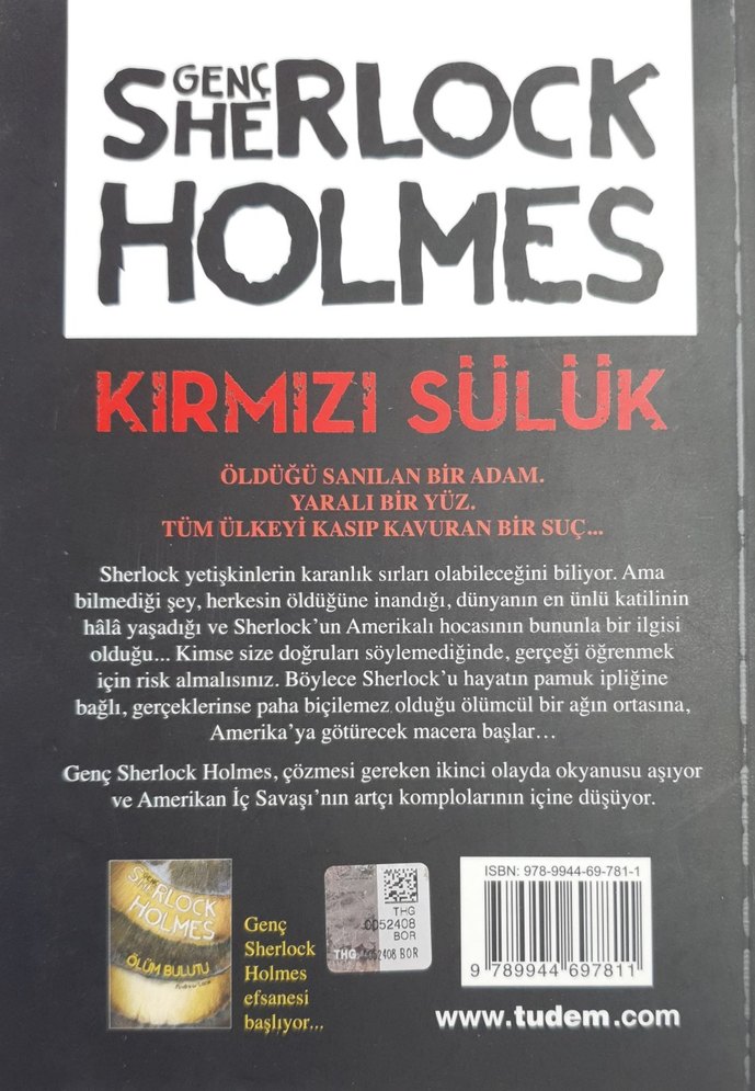 Genç Sherlock Holmes - Kırmızı Sülük - Andrew  | TUDEM YAYINEVİ - Görsel 3