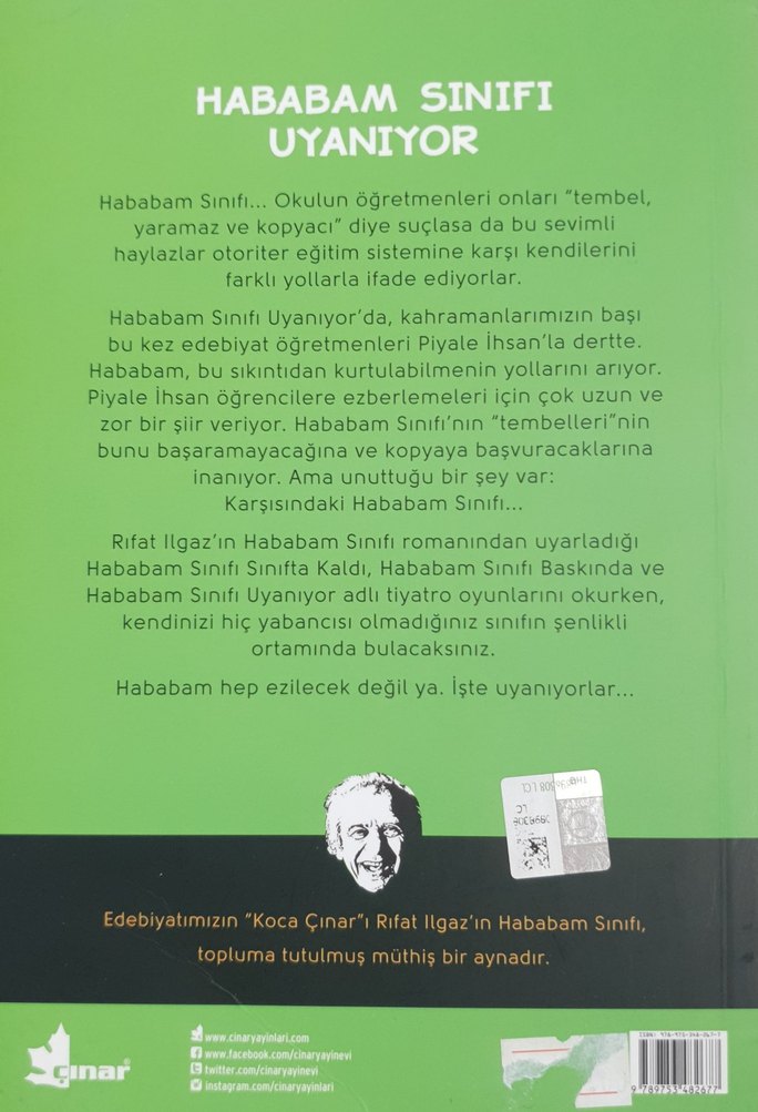 Hababam Sınıfı Uyanıyor - Rıfat Ilgaz | ÇINAR YAYINLARI - Görsel 3