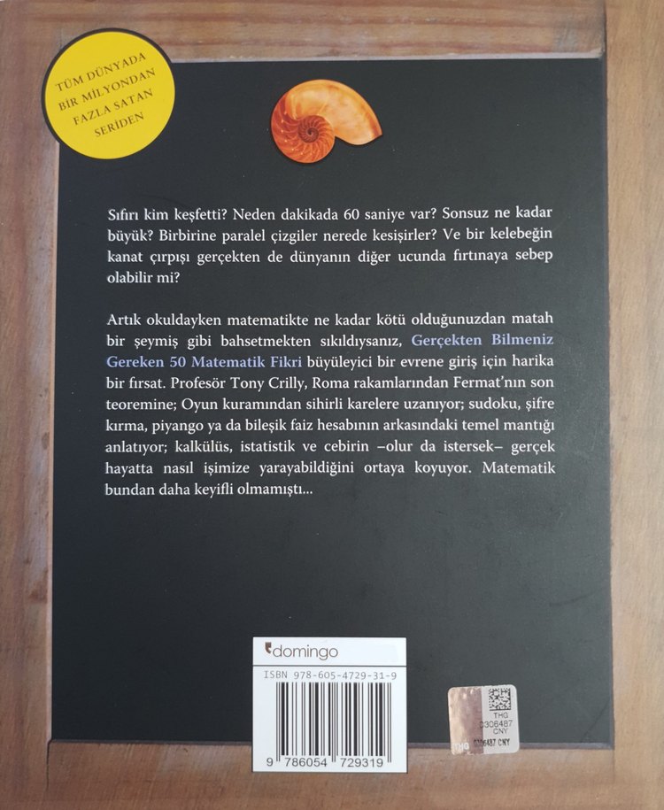 Gerçekten Bilmeniz Gereken 50 Matematik Fik l Domingo Yayınları - Görsel 3