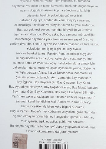 Beden Parfümün Dansı - Tom Robbins | AYRINTI YAYINLARI