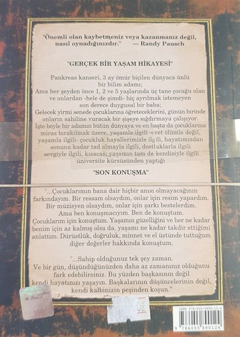  Beden Son Konuşma - Randy Pausch, Jeffrey Zaslow l BUTİK YAYINCILIK