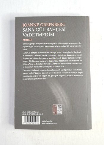 Sana Gül Bahçesi Vadetmedim - Joanne Greenberg | METİS YAYINLARI