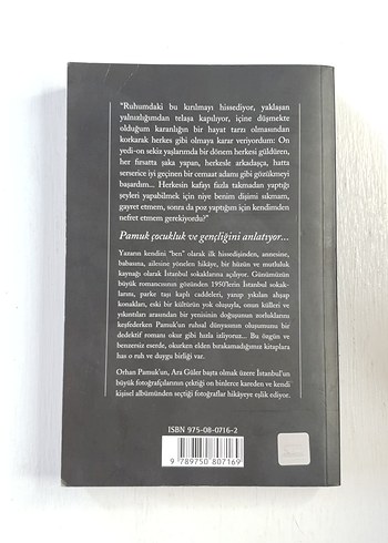 İstanbulHatıralar ve Şehir - Orhan Pamuk | YAPI KREDİ YAYINLARI